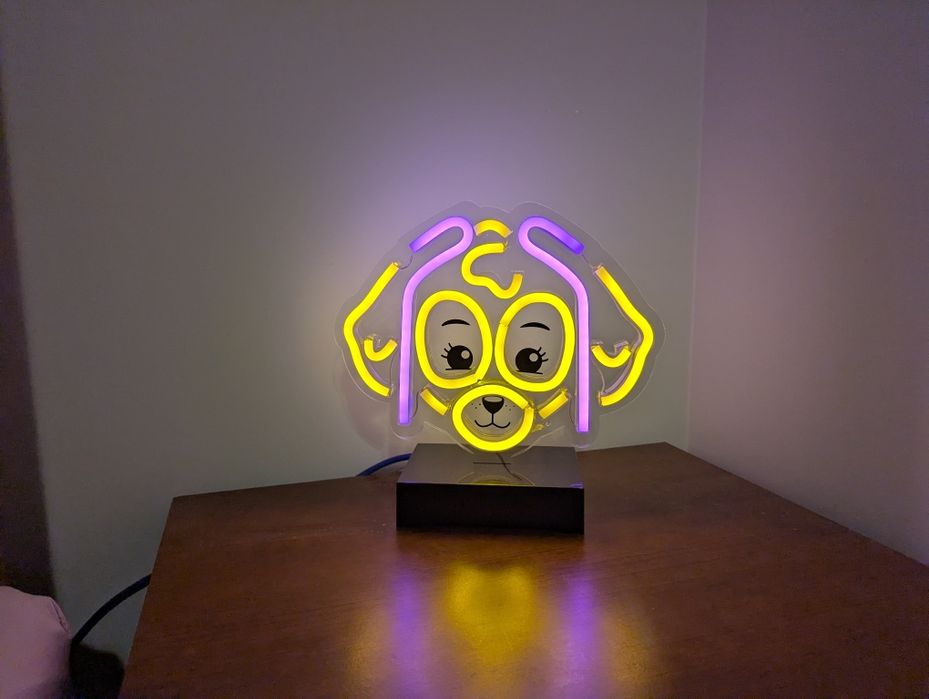 Lampka LED Neon Psi Patrol Skye warszawa Białołęka Marki