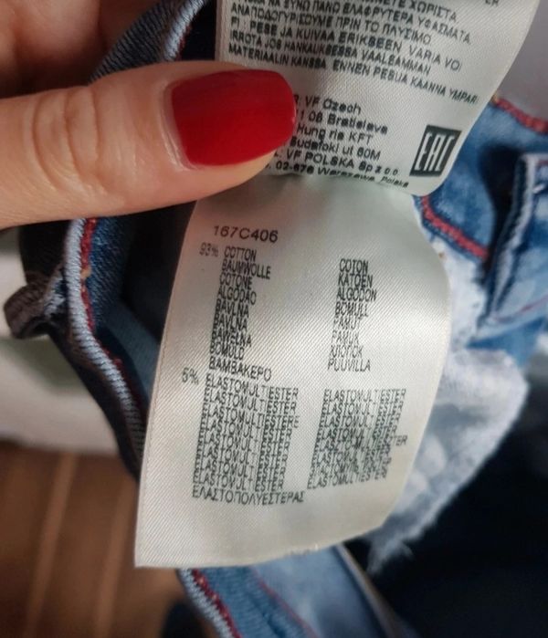 Spodnie wrangler w26l32 piękne rurki niebieskie dopasowane