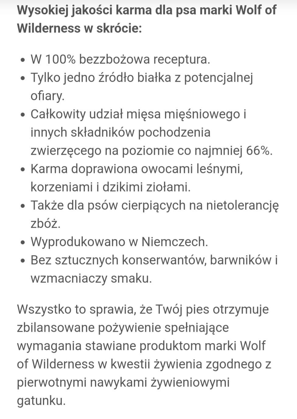 24x800g Wolf of Wilderness mix smaków Wysokiej jakości karma dla Psa b