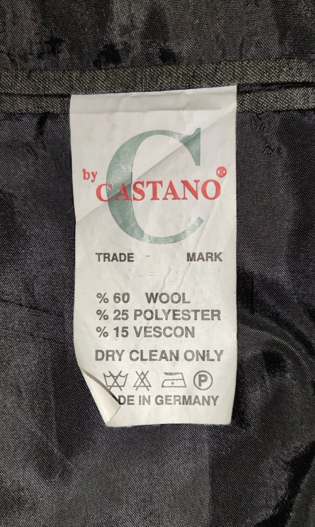 Піджак чоловічий CASTANO made in Germany, сірий, розмір 50, новий