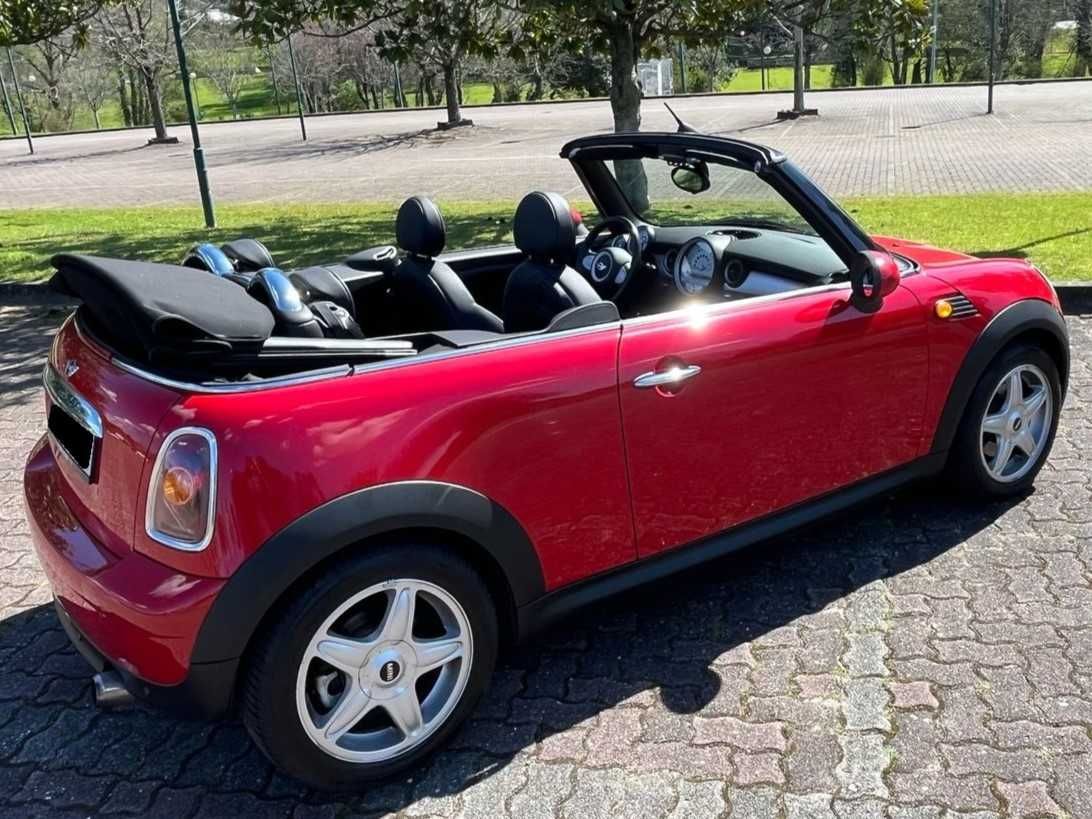Mini Cooper Cabrio 1.6 2009 — Descapotavel Vermelho Impecável