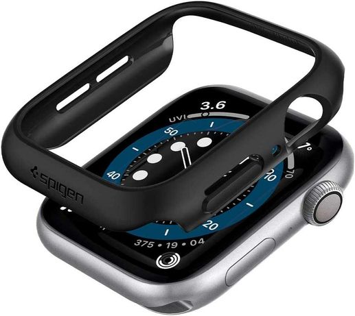 Proteção Apple Watch capa para 44 mm Series 6/SE/5/4 - preto