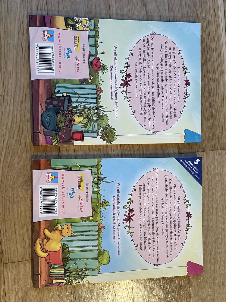 2 nowe książki dla dziewczynek seria Magiczna Kwiaciarnia Gina Mayer