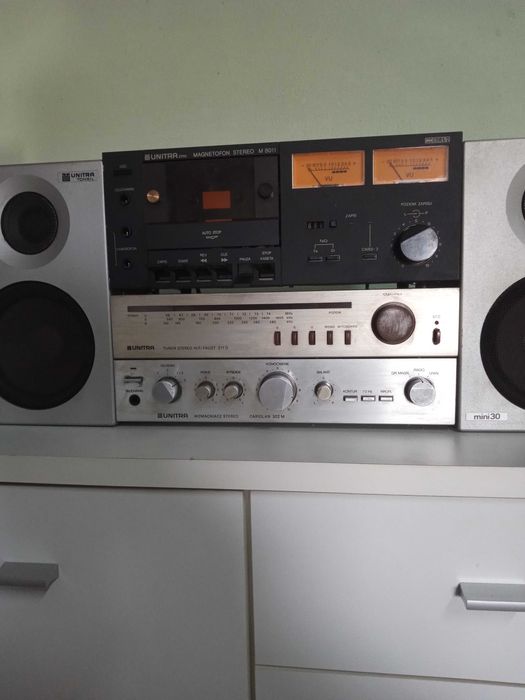 Wieża stereo UNITRA PRL lata 80