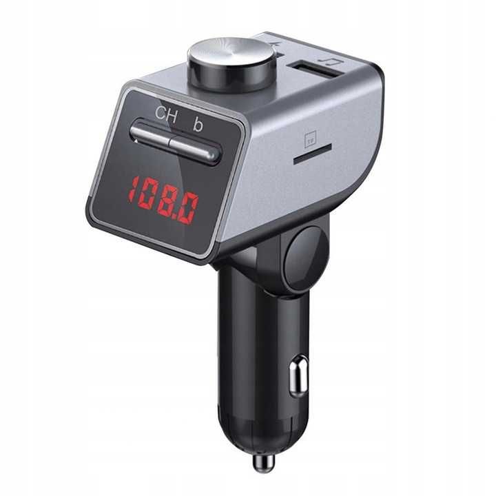 TRANSMITER samochodowy fm mp3 ladowarka usb 2.1a
