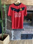 Manchester united 2009, nike , koszulka domowa, aig , piłkarska