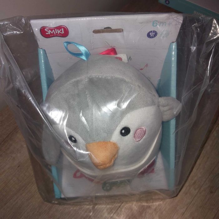 Smiki Pingwin. Grajaca zabawka dla niemowląt.