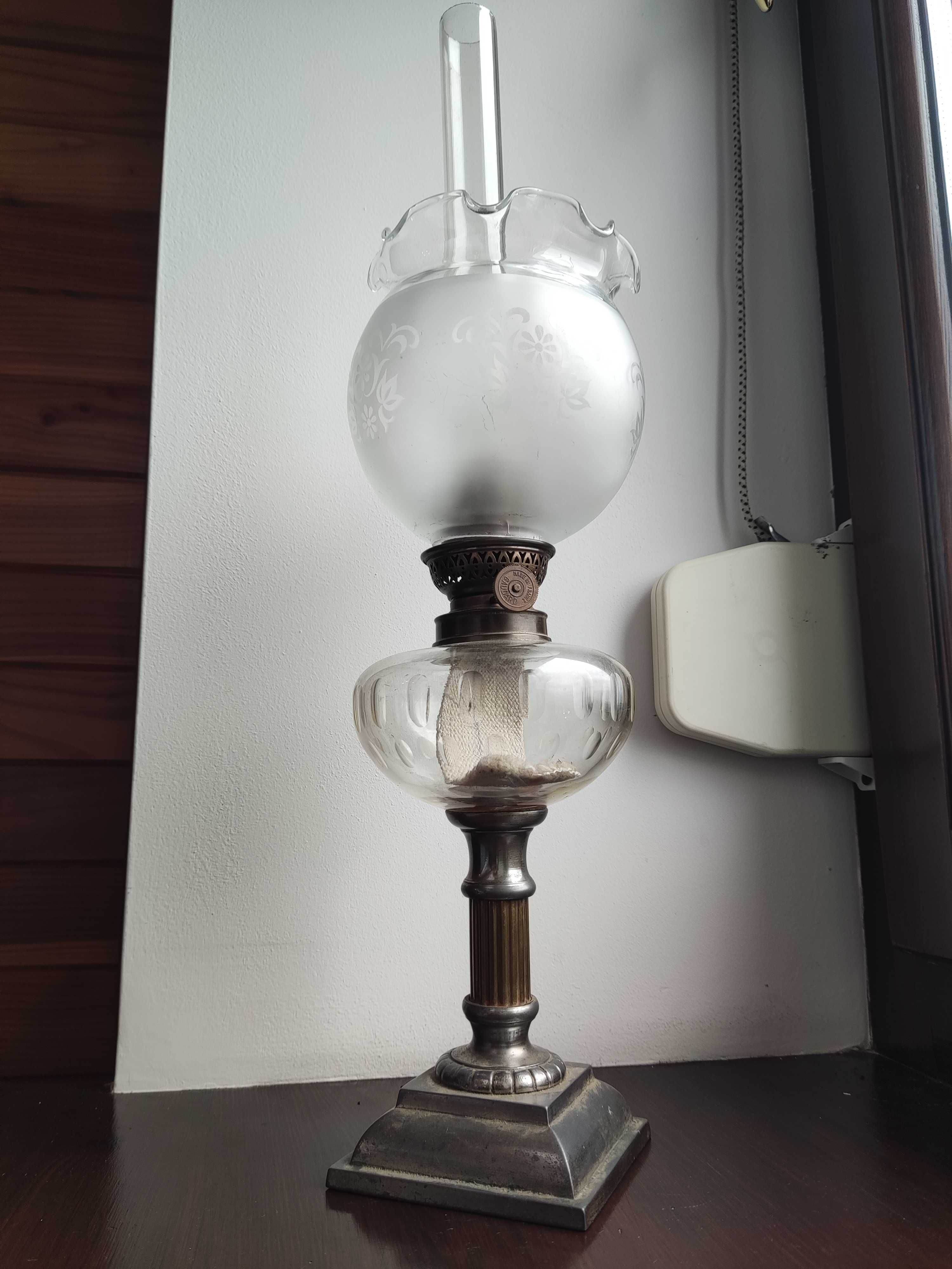 Stara francuska lampa naftowa nr 88 BACCARAT