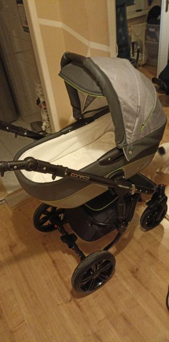 Zestaw gondola + stelaż + fotelik Cybex Aton 5 z bazą ISOFIX + adapter