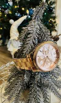 Wielofunkcyjny zegarek Fossil Rye ze stali nierdzewnej  różowe złoto