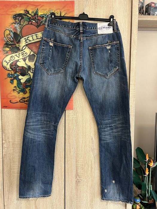 Spodnie Jeansowe Ed Hardy