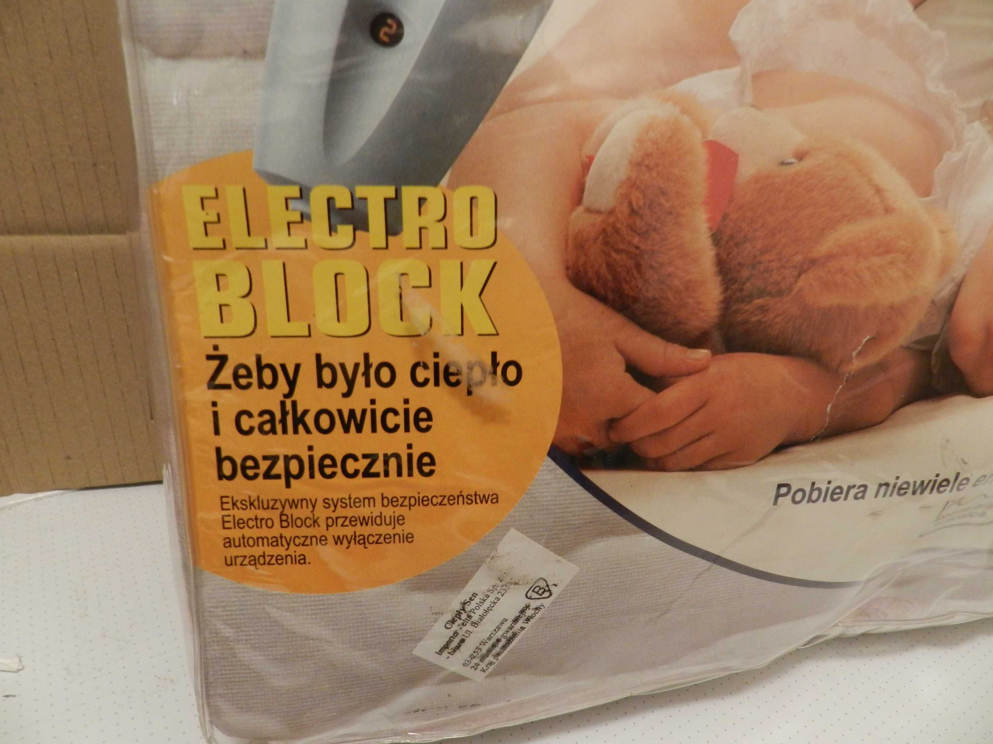 prześcieradło   elektryczne  - koc