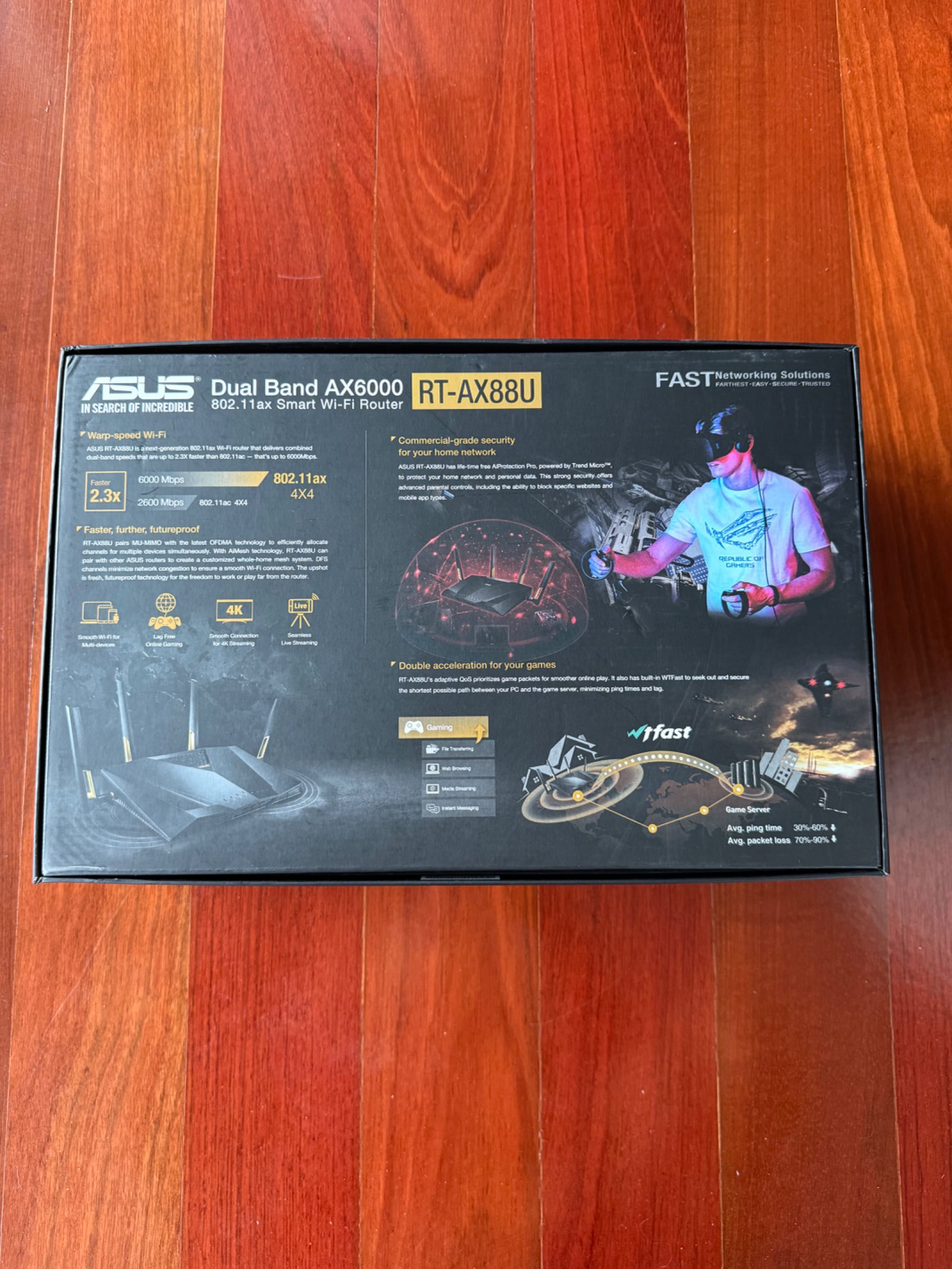 Router Asus RT-AX88U - WiFi 6 AX6000 – Como Novo