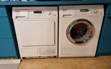 komplet zestaw pralka i suszarka Miele W5873 T8827WP