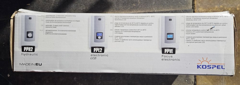 Podgrzewacz przepływowy KOSPEL PPE2 15kW