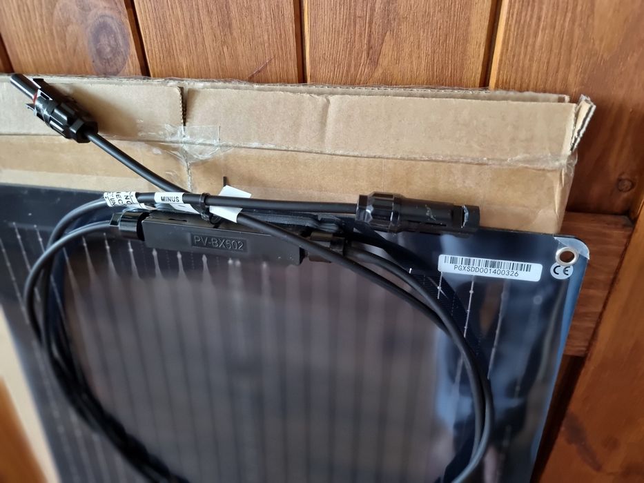Zestaw solarny do ładowania akumulatora 80 watt panel fotowoltaika