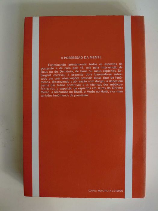 A Possessão da Mente
de William Sargant