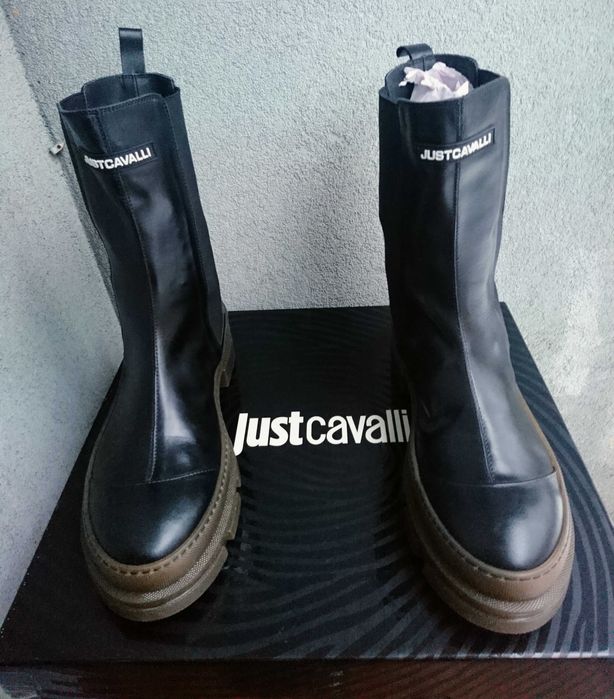 Just Cavalli ekskluzywne botki męskie