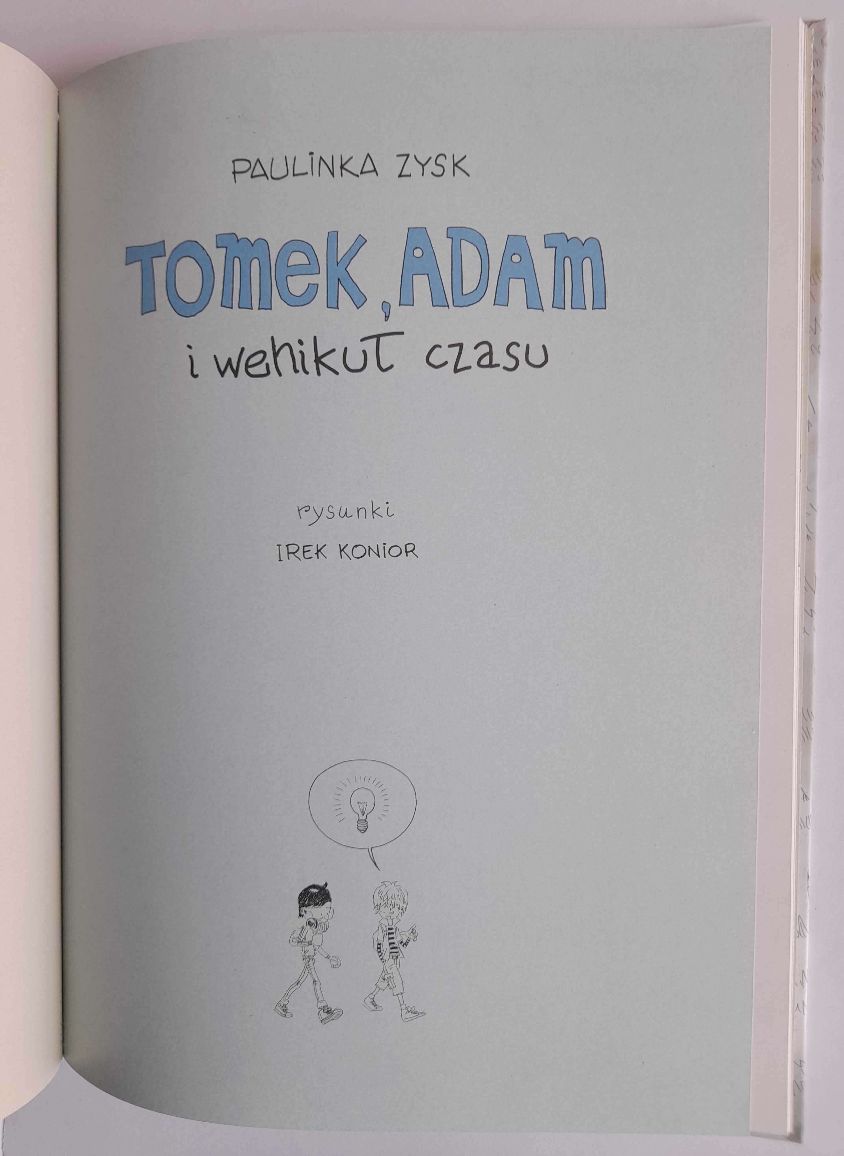 Tomek, Adam i wehikuł czasu - Paulina Zysk - KOMIKS