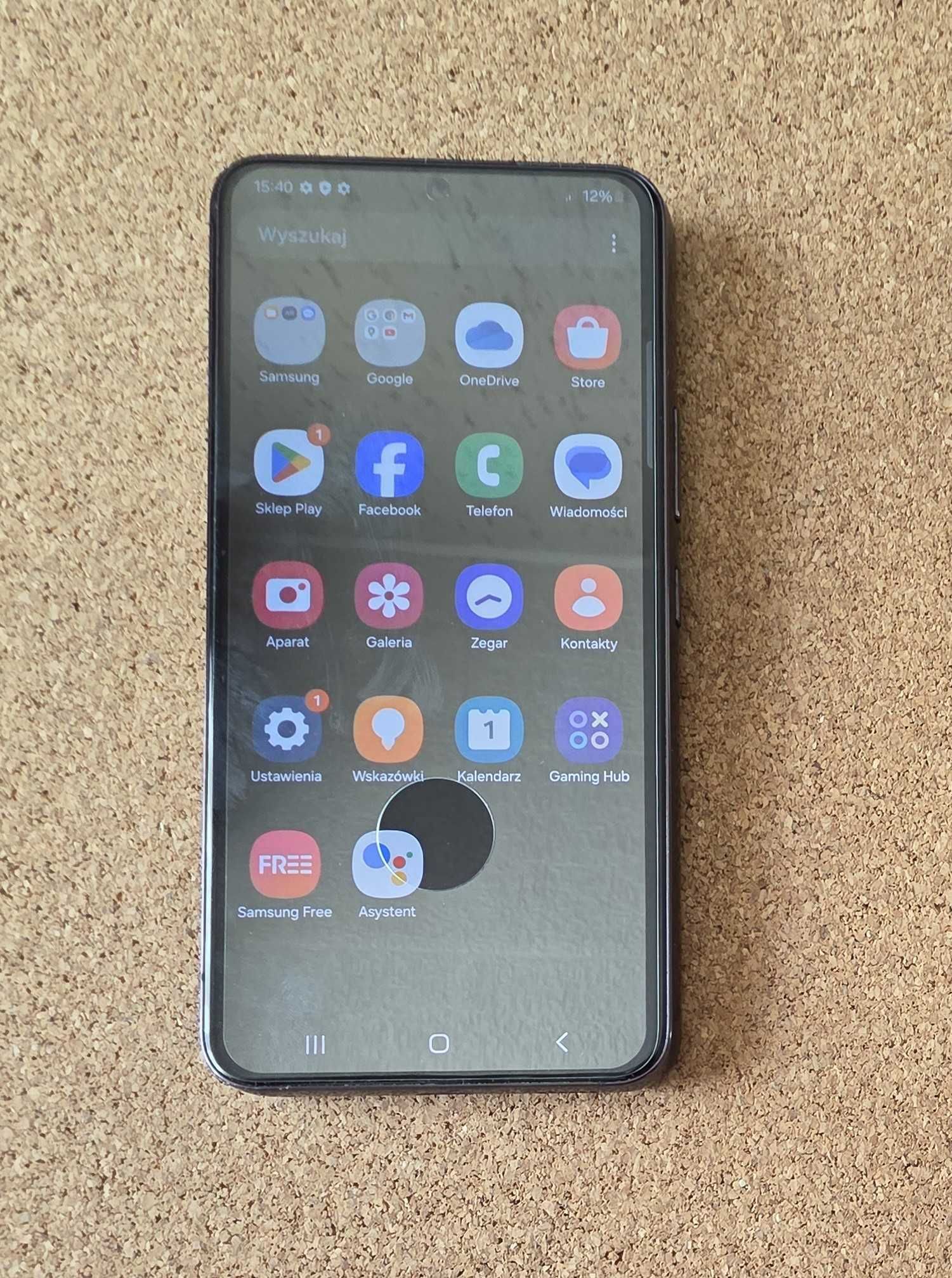 Samsung Galaxy S22 SM-S901 B/DS 8GB/128GB Czarny Jak Nowy Folia