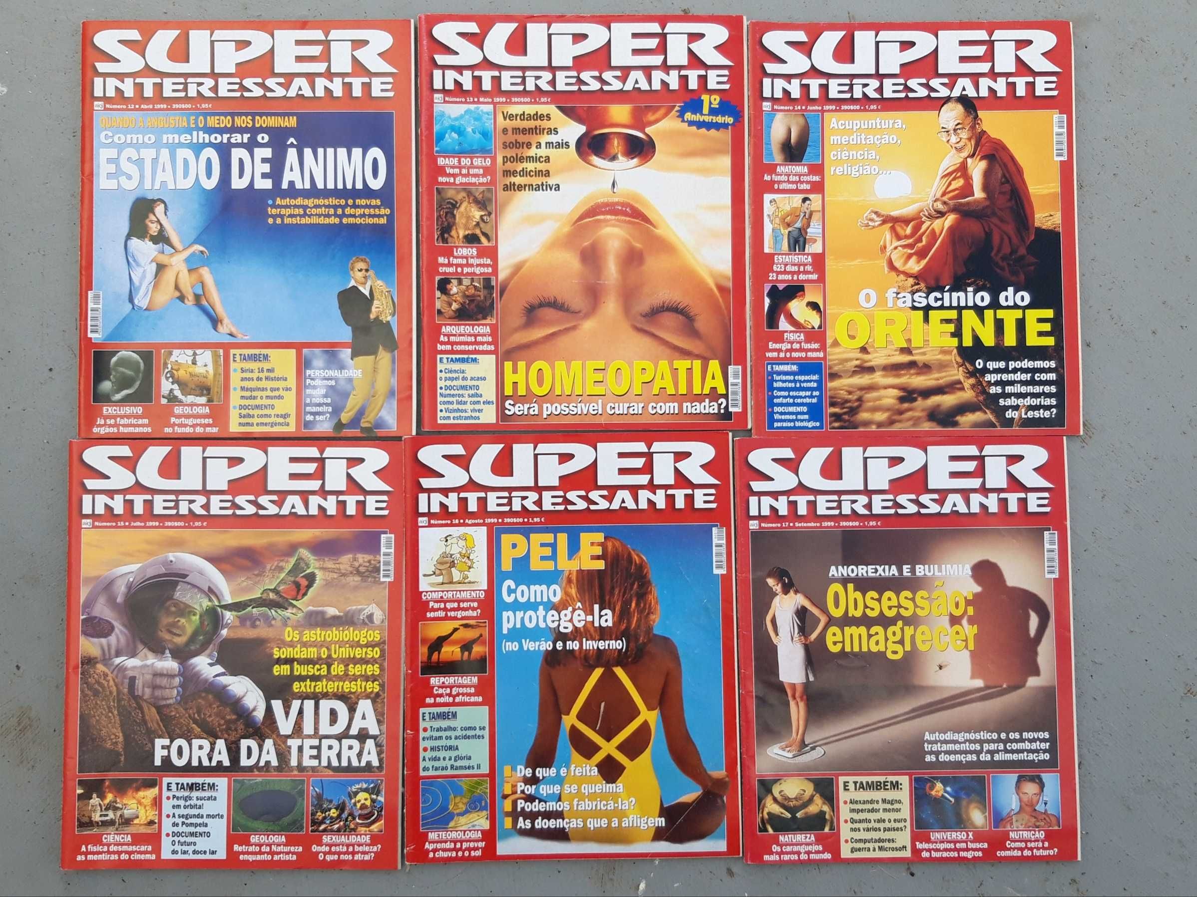Super Interessante (revistas do n.º 12 ao 17); ano 1999
