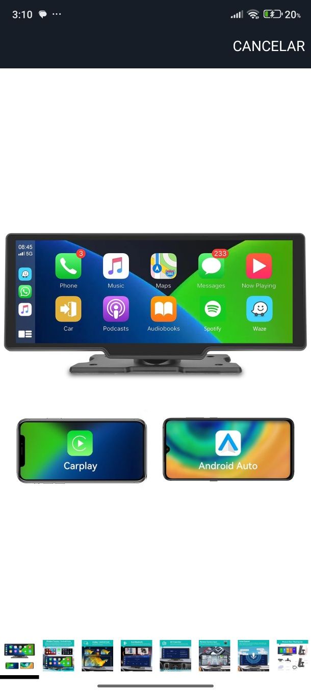 Carplay écran Android Hodozzy