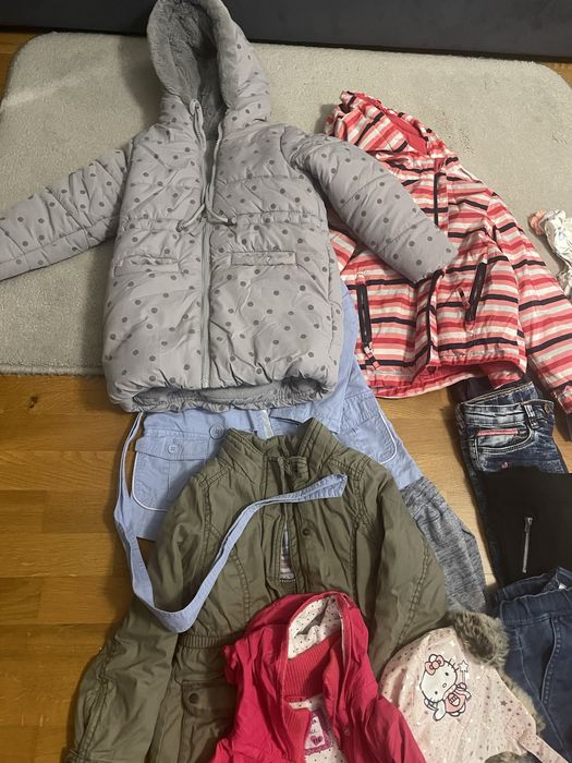 Duza paka ciuchow dla dziewczynki ok 80 sz