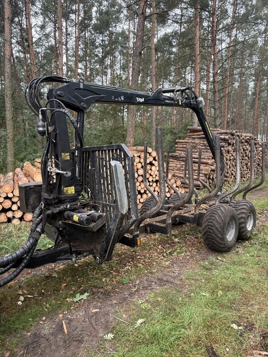 Przyczepa leśna FAO FAR 842 + FAO FAR 3264