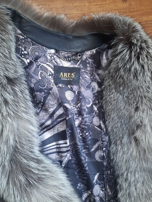 Шубка, жилетка з песьця. Пальто стьобане