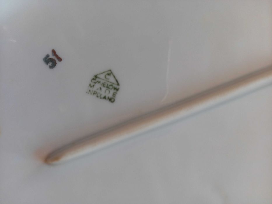 Porcelanowy serwis obiadowy z PRL Ćmielów