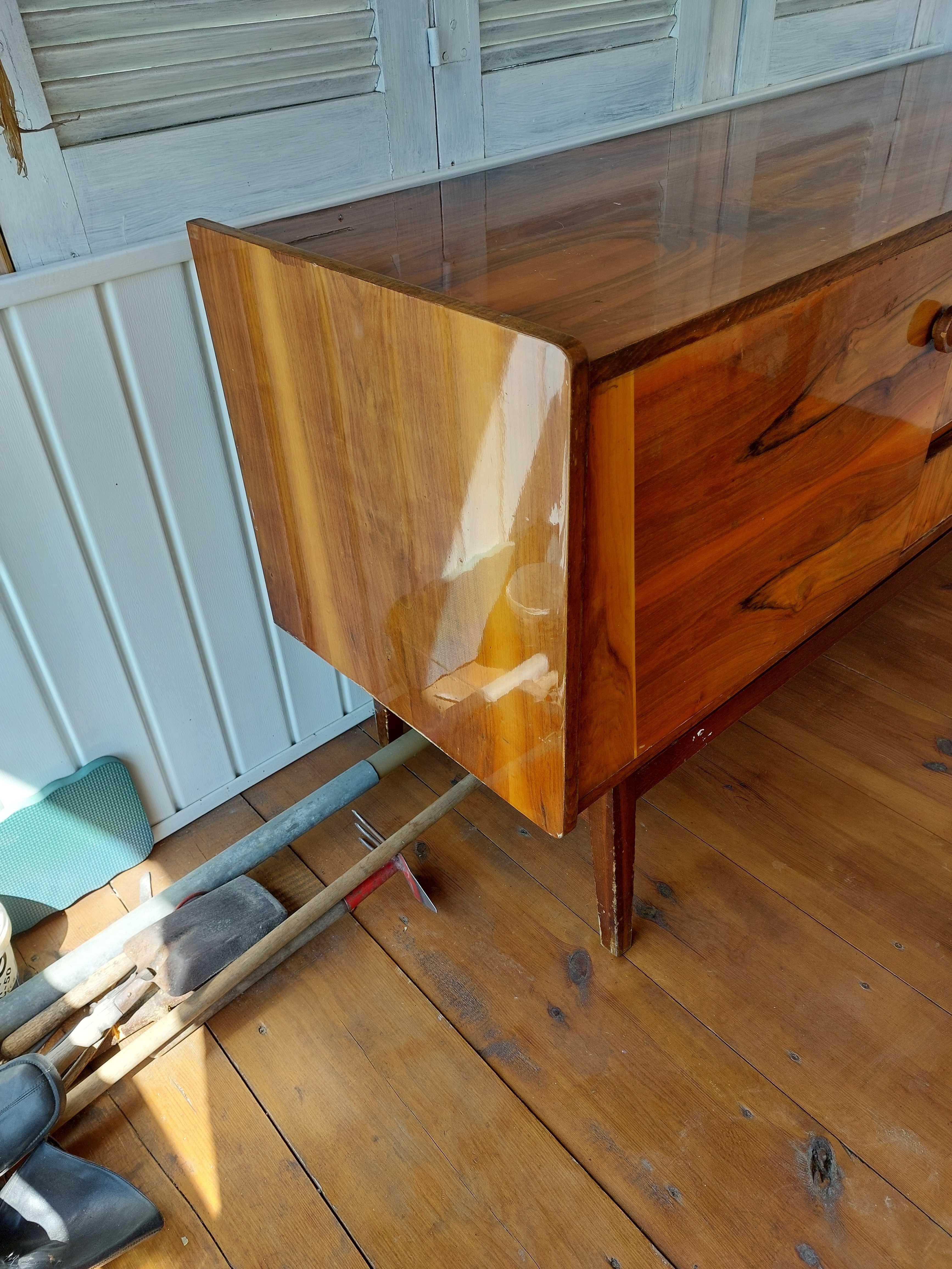 Komoda Sideboard BILEA Lata 60 Rumunia PRL duża dług. 180 cm
