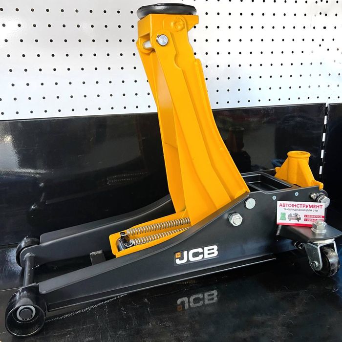 JCB Домкрат гідравлічний підкатний двопоршневий 3 Тони Низька посадка!
