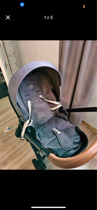 Wózek 2w1 muuvo quick spacerowka, torba akcesoria