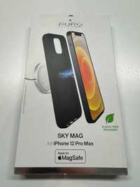 iPhone 12 Pro Max - PURO SKYMAG Etui Made for MagSafe (czarny)