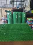 Relva artificial fina de 7 mm e relva densa de 40 mm e relva plástica
