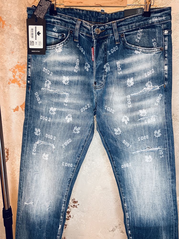Dsquared2 spodnie meskie jeansowe 48,56