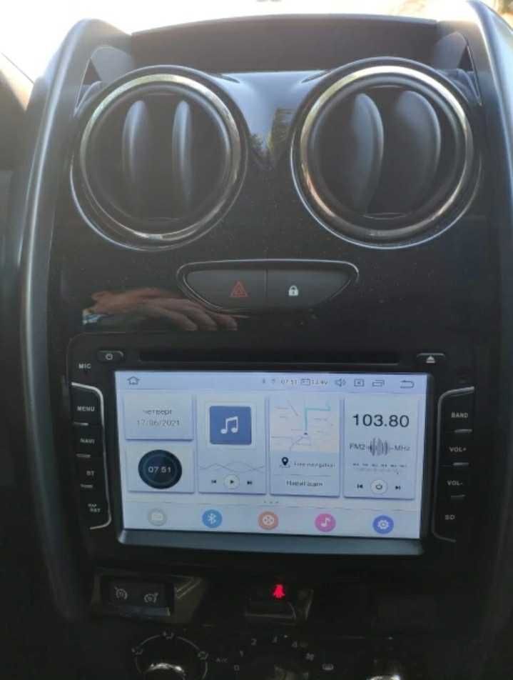 Auto Rádio Android Para Renault Captur Sandero Dacia Logan 2 Xray 2