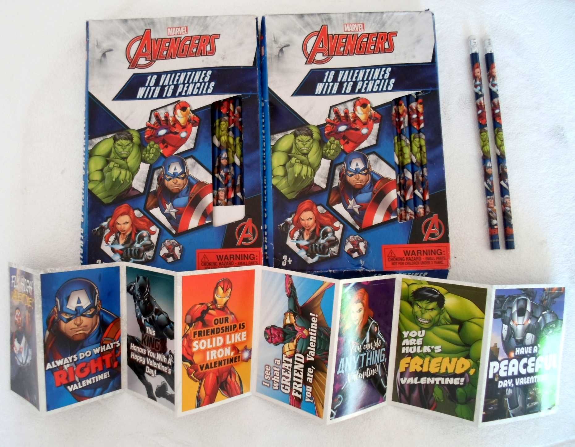 Набори графітних олівців Avengers і кольорових фломастерів Cricco