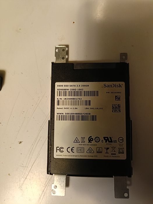 DYSK SSD 2,5”| 256GB | SATA