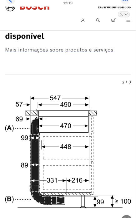 Peça para placa bosh com exaustor