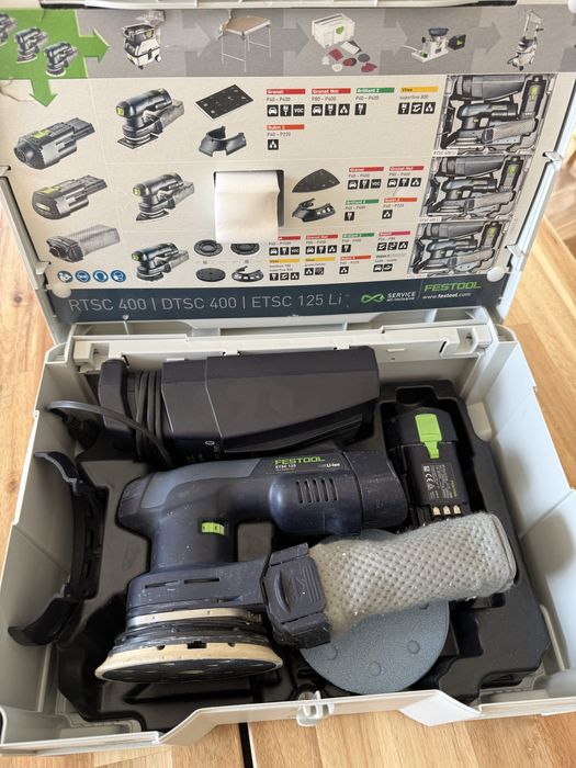 Festool szlifierka ETSC 125  Li 3,1 - plus