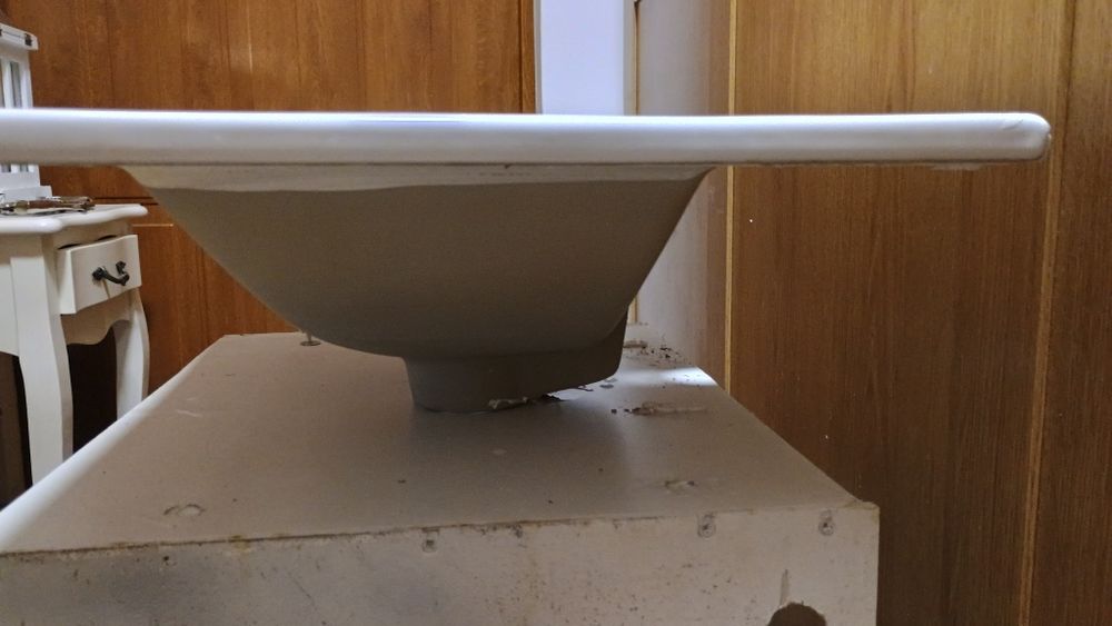 Umywalka wpuszczana 51cmx40cmx17cm