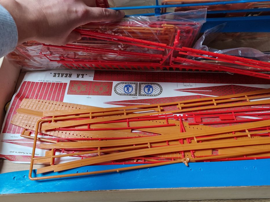 Model Heller Humbrol La Reale De France Okręt Modelarstwo Vintage