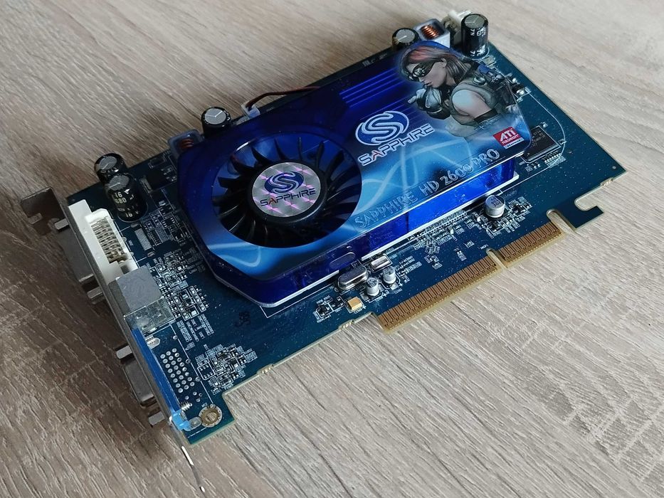 RETRO Karta graficzna AGP Ati Radeon Sapphire HD2600 PRO