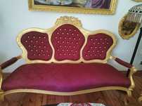 Zestaw/komplet pałacowy sofa, foteleLudwik
