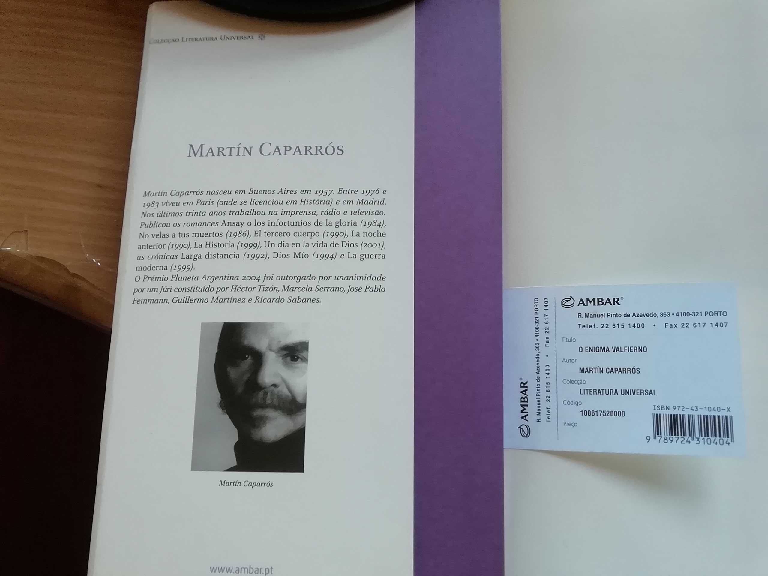 O Enigma Valfierno, Martin Caparrós