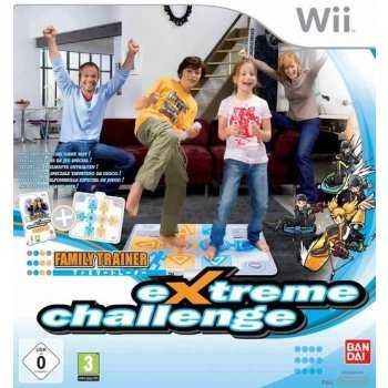 Wii  - Jogo Family Trainer Extreme Challenge + Tapete