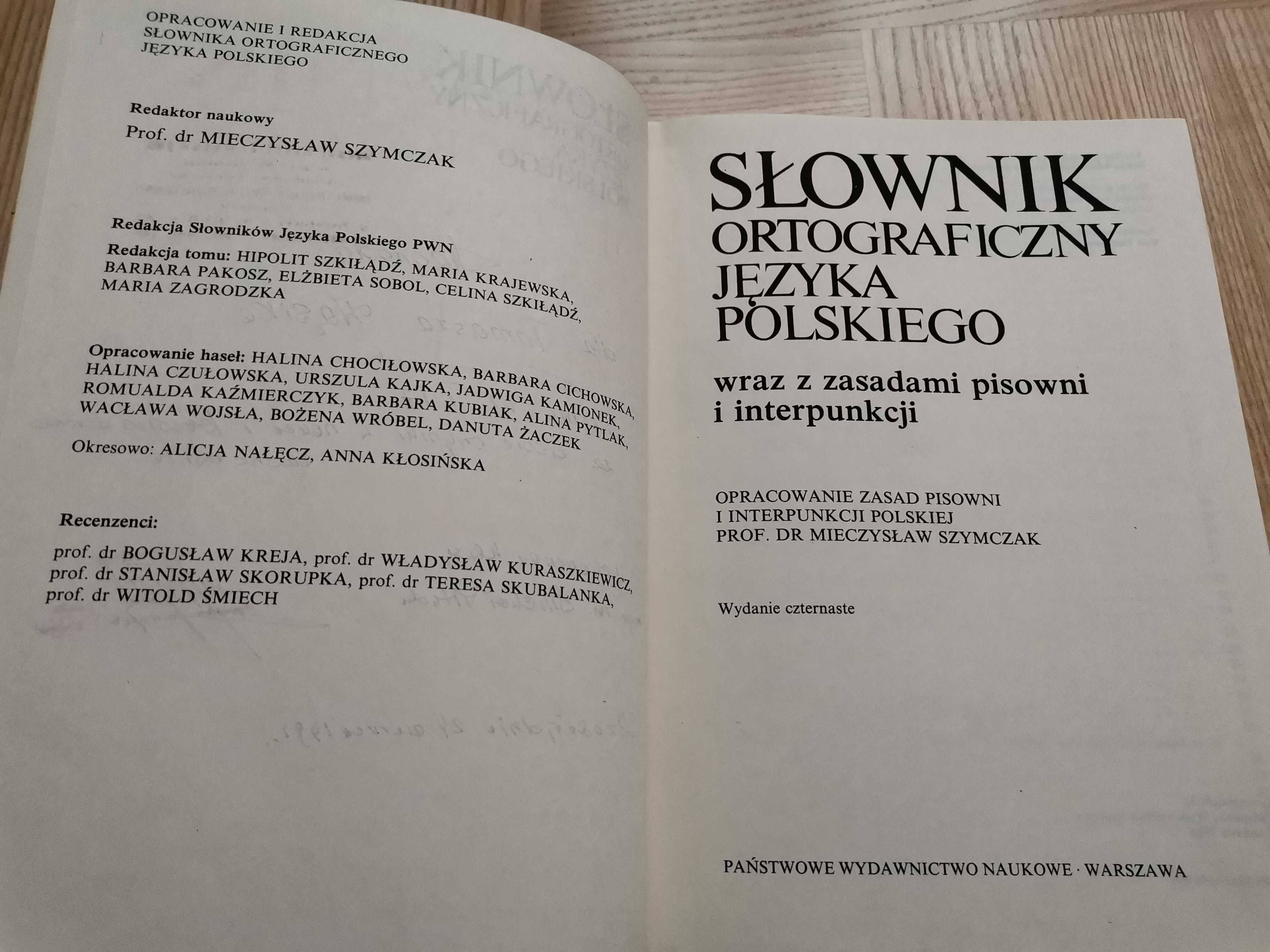 Słownik ortograficzny języka polskiego. Unikat.