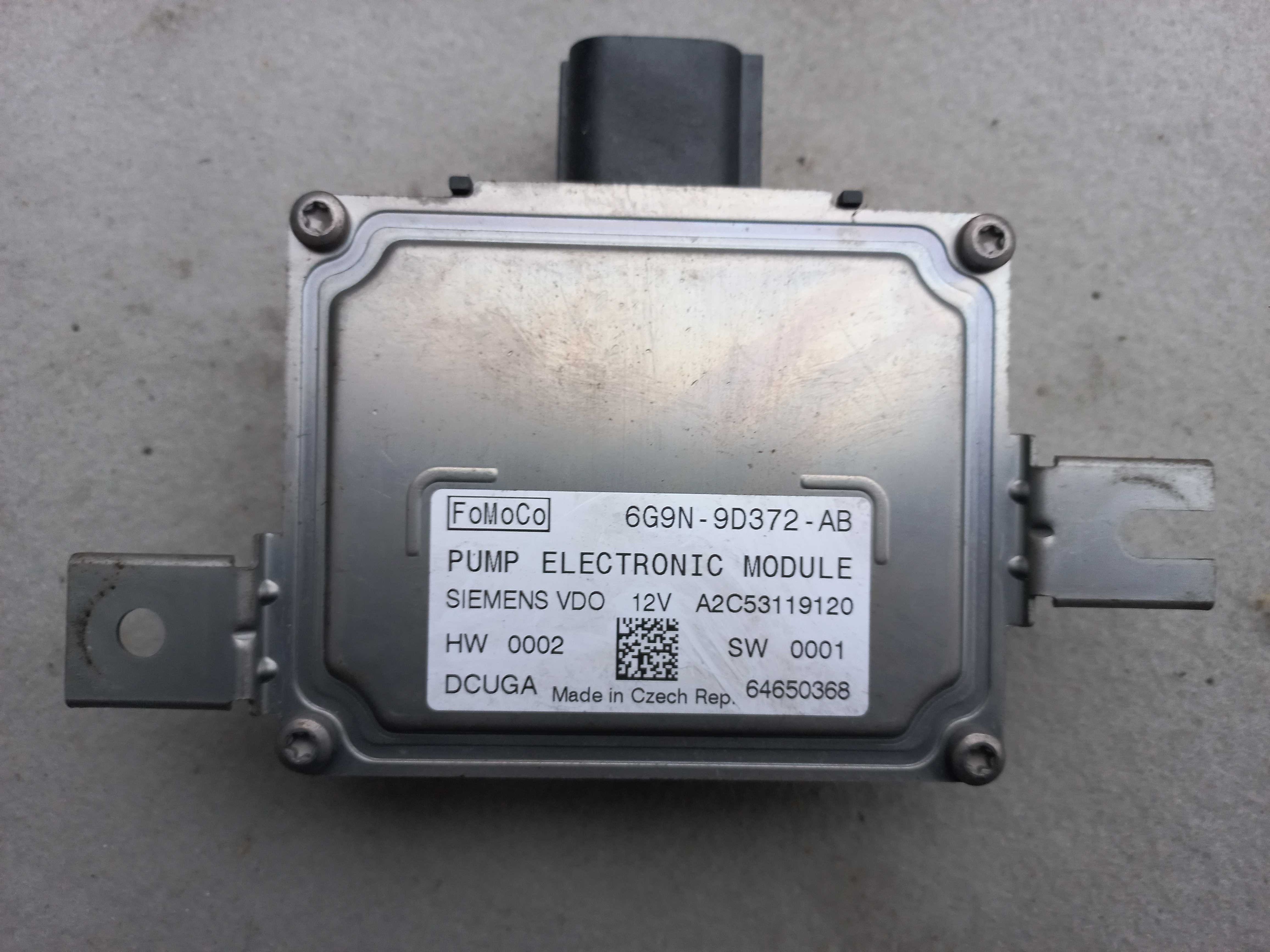 Moduł pompy paliwa ford s-max  mondeo 2.0 ecobost 2.5tb 220km 6G9N-9D3
