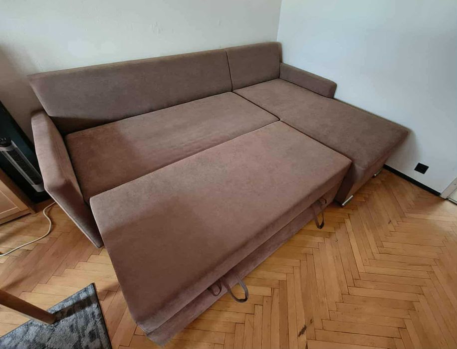 Narożnik z funkcją spania